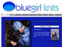 Tablet Screenshot of bluegirlknits.com